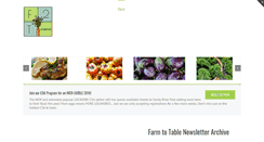 Desktop Screenshot of farm2tableva.com